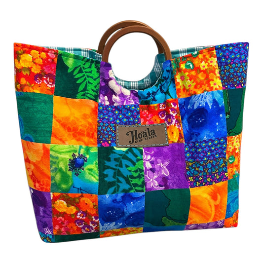 Rainbow Quilt Tote #1