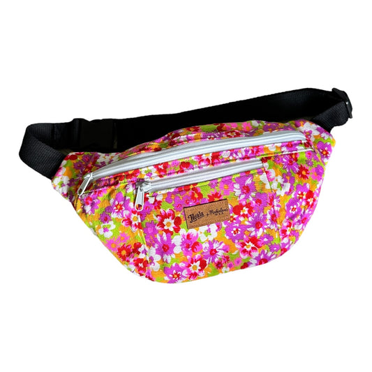 Mini Pink Floral Hip Pack